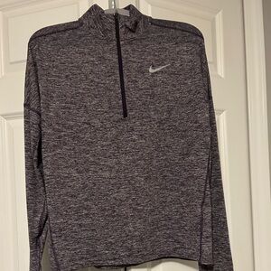 Nike Running Purple Quarter-Zip Pullover